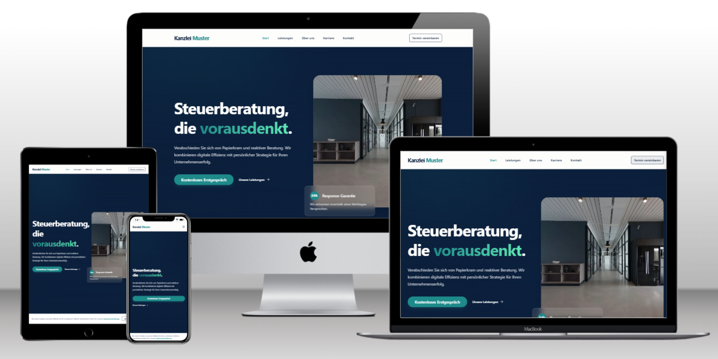 Kanzlei Muster – Webdesign Referenz