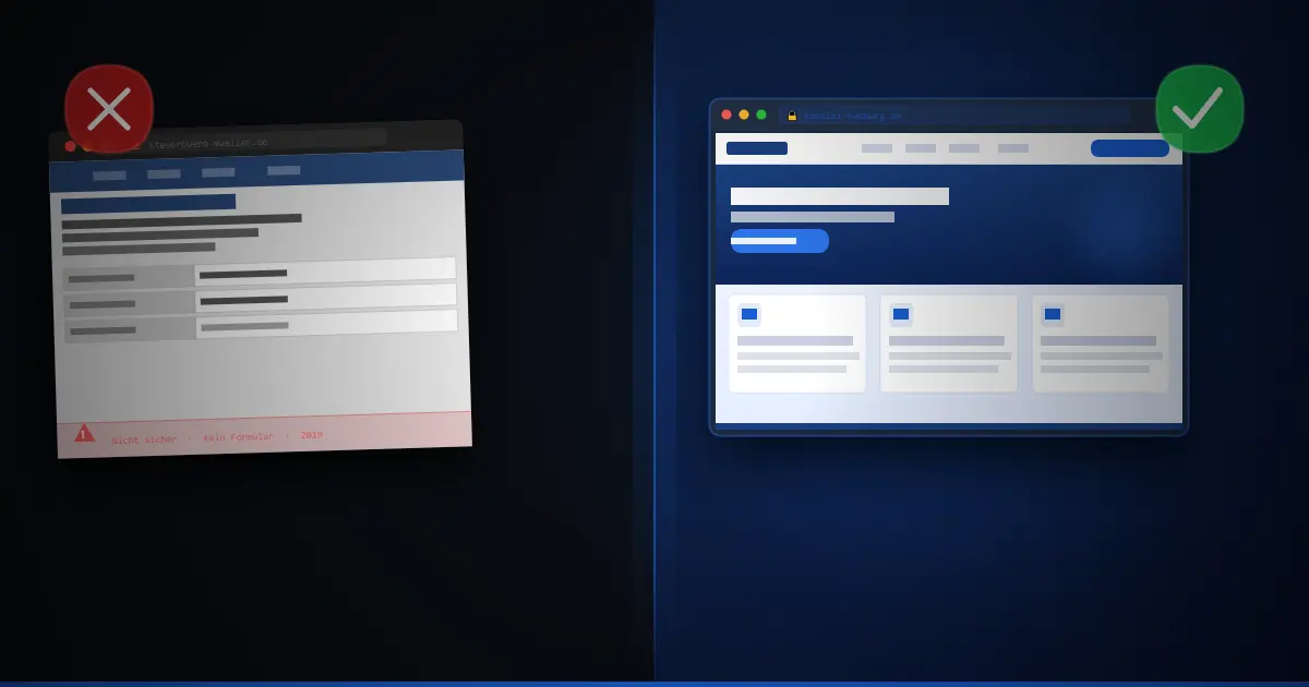 Warum eine veraltete Website Ihrer Steuerkanzlei Mandanten kostet